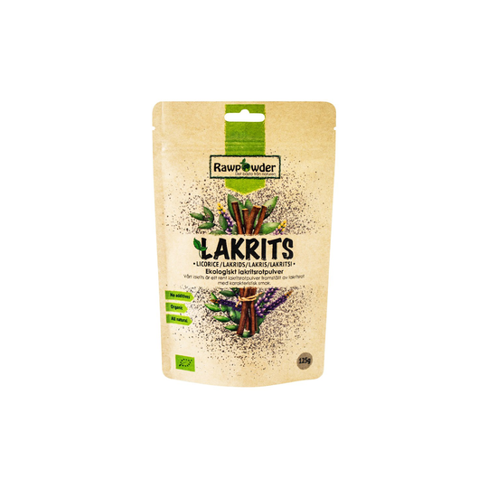 Rawpowder Ekologiskt Lakritsrotpulver, 125 g
