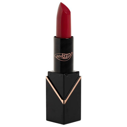 puroBIO Cosmetics Lipstick Creamy Matte, 4,4 g Strawberry Red