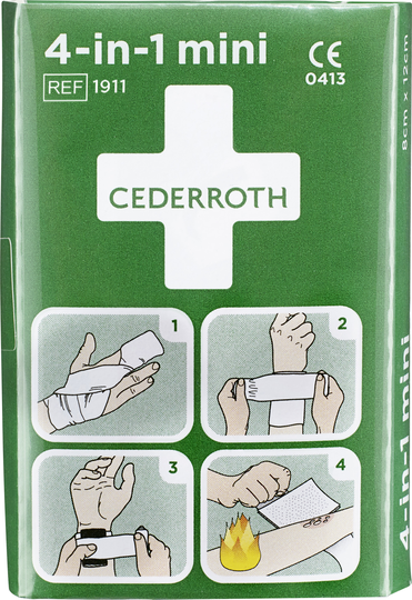 Cederroth Första Hjälpen 4-in-1 blodstoppare mini 1 st