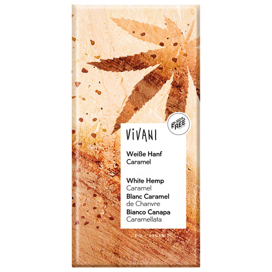 Vivani Ekologisk Vit Choklad med Hampa, Kola & Vanilj, 80 g