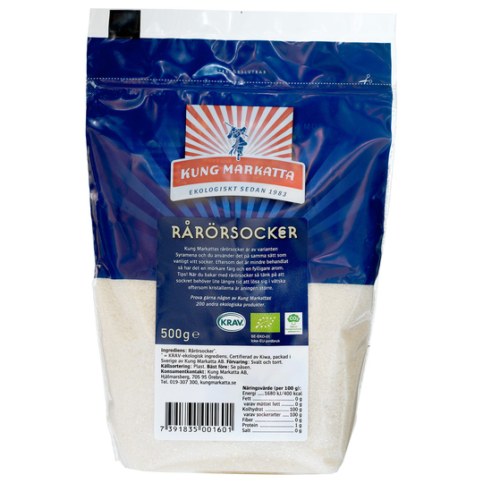 Kung Markatta Rårörsocker, 500 g