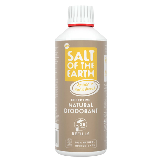 Salt of the Earth Amber & Sandalwood Natural Deodorant Spray 500 ml (Refill)