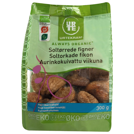 Urtekram Food Soltorkade Fikon, 300 g