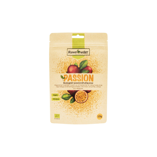 Rawpowder Ekologiskt Passionsfruktspulver, 125 g