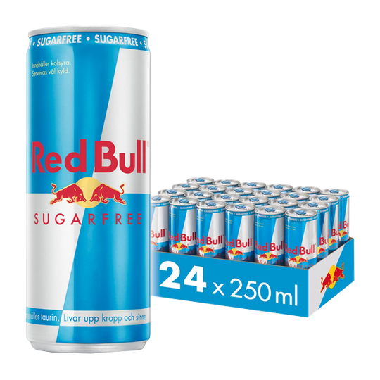 24 x Red Bull Energidryck Sockerfri, 250 ml
