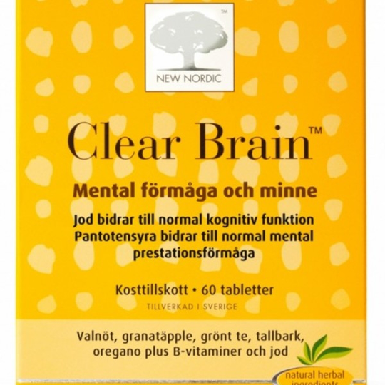 New Nordic Clear Brain 60 tabletter
