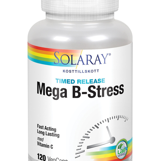 Solaray Mega B-Stress 120 kapslar