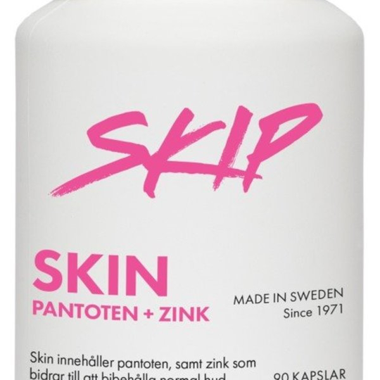 Skip Nutrition Skip Skin Pantoten+Zink 90 kapslar