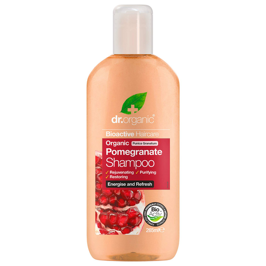 Dr. Organic Pomegranate Shampoo, 265 ml
