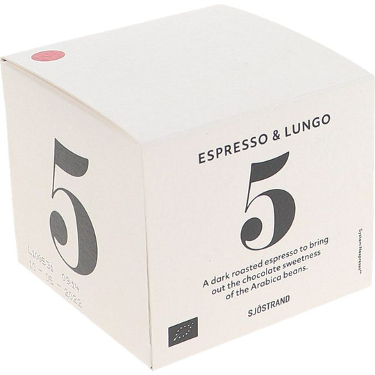 Sjöstrand Coffee N°5 Espresso & Lungo 10 Kapslar
