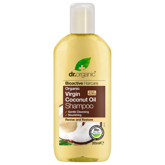 Dr. Organic Virgin Coconut Oil Shampoo, 265 ml