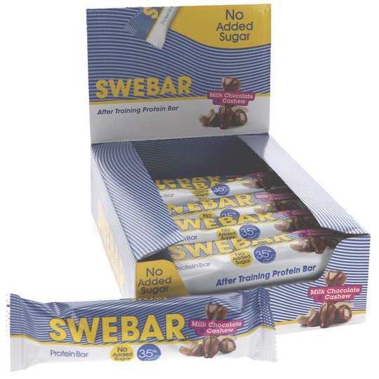 Swebar Proteinbars Mjölkchoklad & Cashew 15-pack