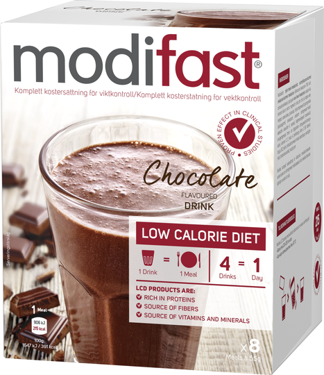 Modifast Pulver Choklad 8 st