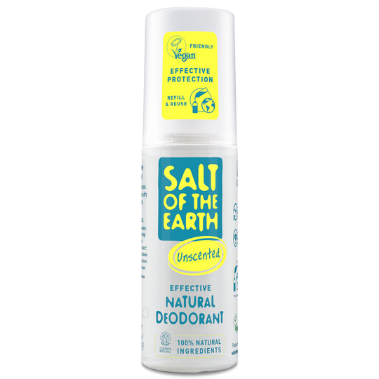 Salt of the Earth Unscented Natural Deodorant Spray 100 ml