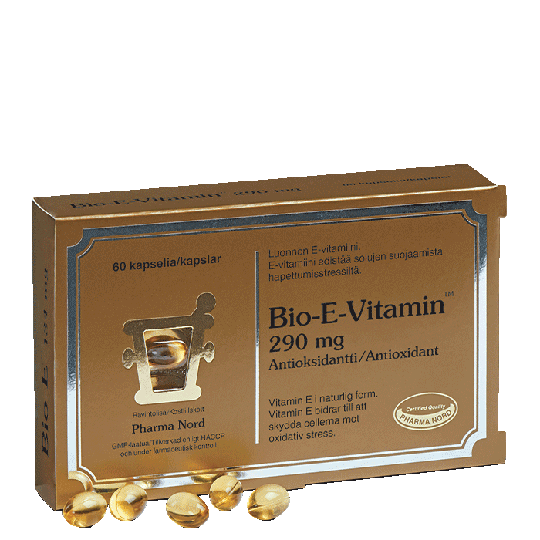 Bio-E-Vitamin 290 mg, 60 kapslar