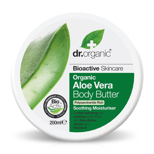 Dr. Organic Aloe Vera Body Butter, 200 ml
