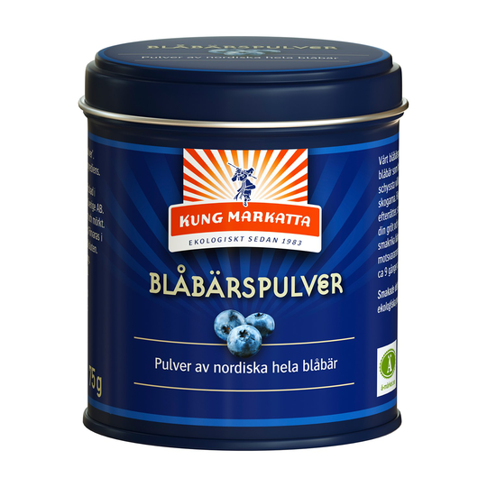 Kung Markatta Blåbärspulver, 75 g