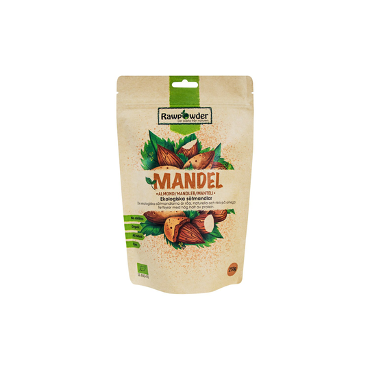 Rawpowder Ekologiska Sötmandlar, 250 g