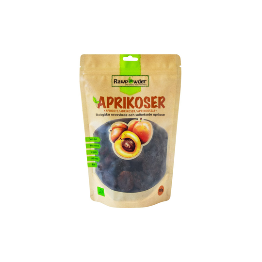 Rawpowder Ekologiska Aprikoser Soltorkade, 500 g