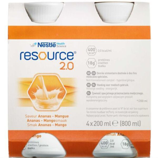 Resource 2.0 Ananas-Mango 4 x 200 ml