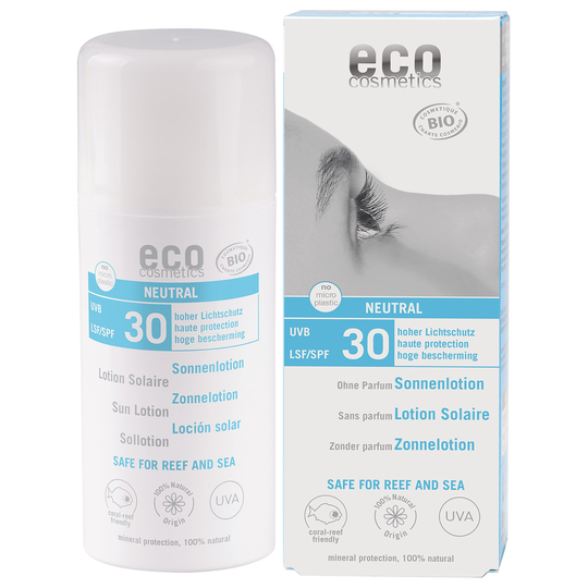 Eco Cosmetics Ekologisk Sollotion Neutral högt skydd SPF 30, 100 ml