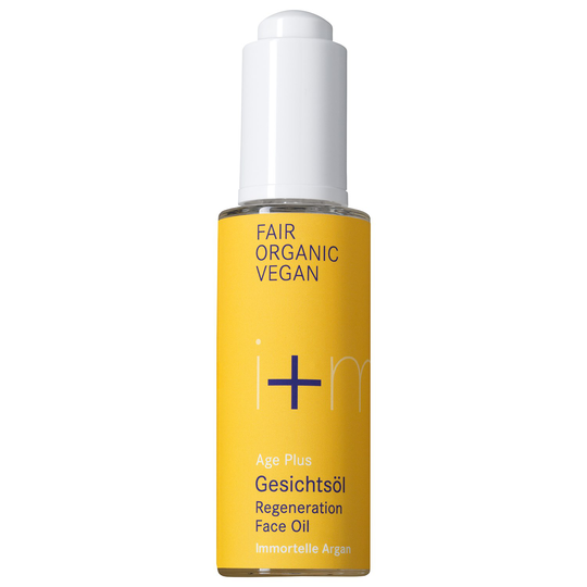 i+m Naturkosmetik Age Plus Regeneration Face Oil Immortelle Argan, 30 ml