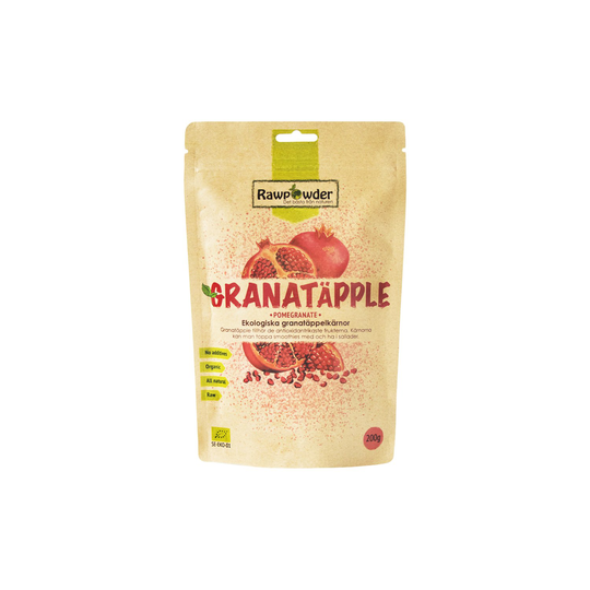 Rawpowder Ekologiska Granatäppelkärnor, 200 g