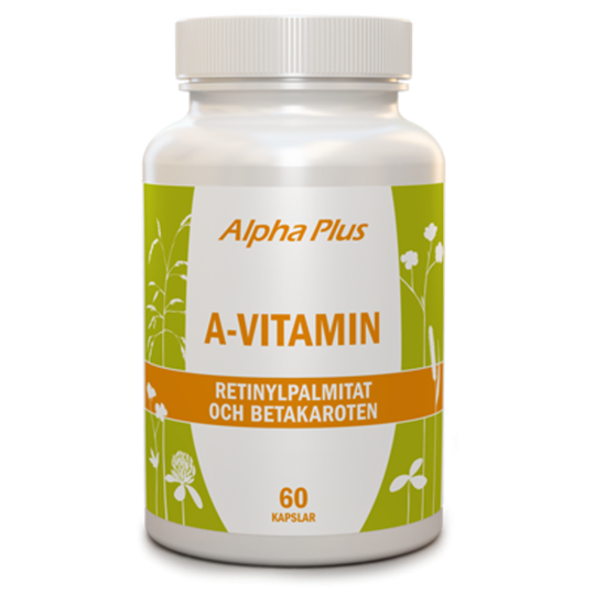 Alpha Plus A-vitamin 60 kapslar