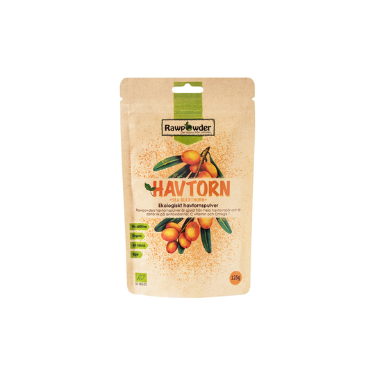 Rawpowder Ekologiskt Havtornspulver, 125 g