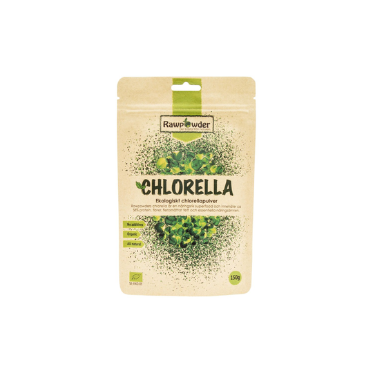 Rawpowder Ekologiskt Chlorellapulver, 150 g