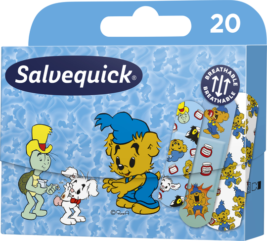 Salvequick Bamse barnplåster 20 st