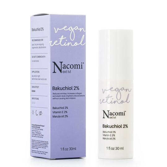 Nacomi Next Level Vegan Retinol Bakuchiol 2% 30 ml