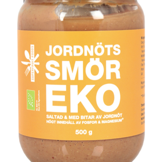 Superfruit Foods Superfruit Jordnötssmör Crunchy Salt 500g