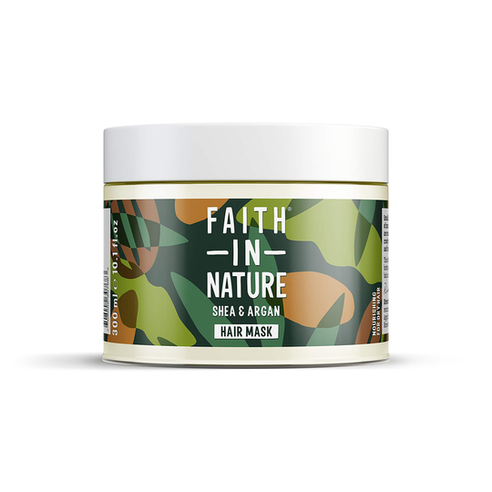Faith in Nature Shea & Argan Nourishing Hair Mask, 300 ml