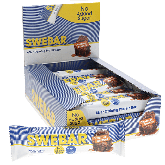 Swebar Proteinbars Caramel Brownie 15-pack