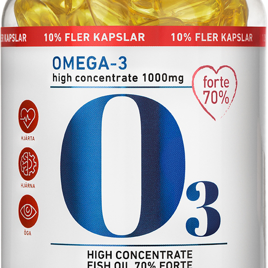 BioSalma Omega-3 Forte 70% 1000 mg 132 kapslar