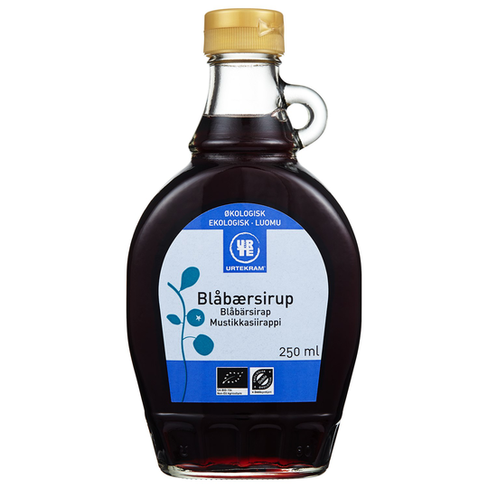 Urtekram Food Blåbärssirap, 250 ml