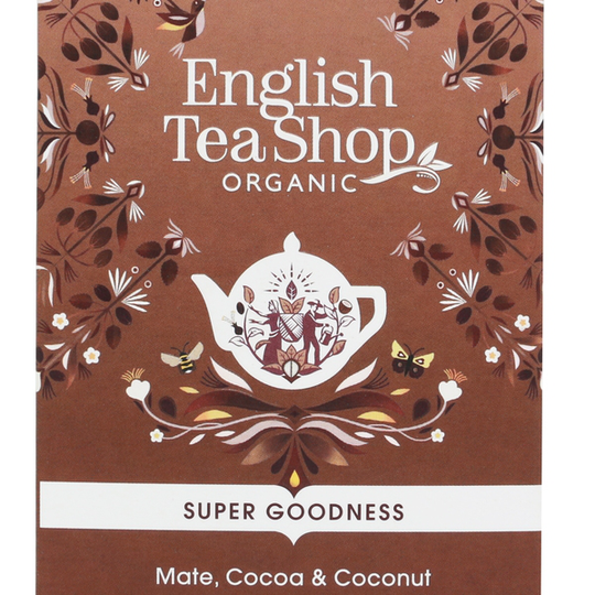 English Tea Shop Super Goodness Mate, Kakao & Kokosnöt 35 g