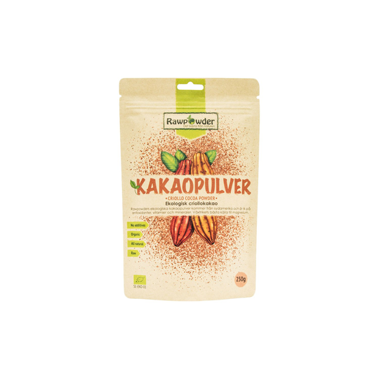 Rawpowder Ekologiskt Kakaopulver Criollo, 250 g