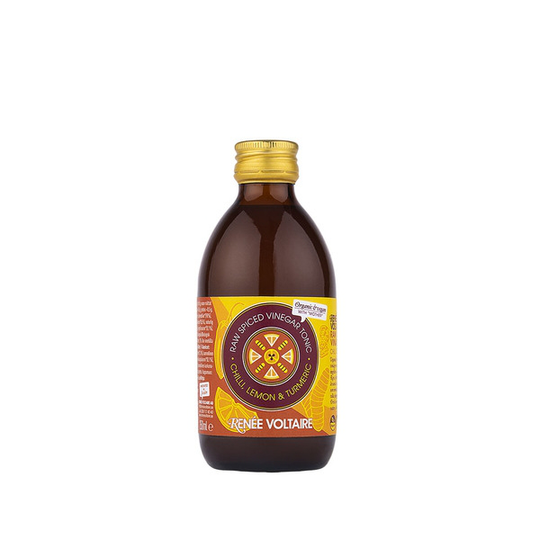 Renée Voltaire Raw Kryddad Vinägertonic – Chili, Citron & Gurkmeja 250ml