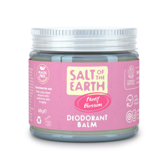 Salt of the Earth Peony Blossom Natural Deodorant Balm, 60 g