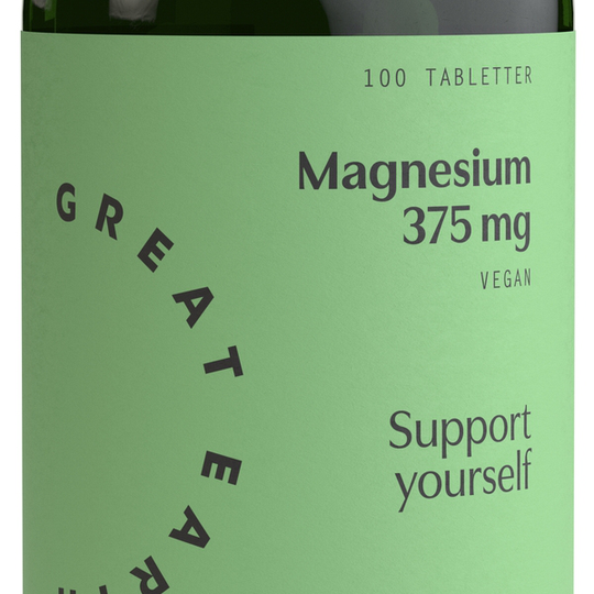 Great Earth Magnesium 375 mg 100 tabletter