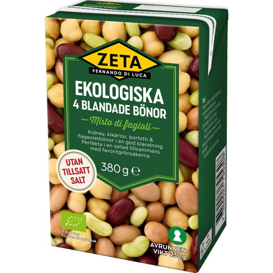 Zeta Blandade Bönor Eko
