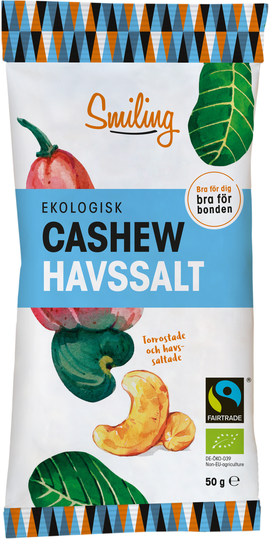 Smiling Cashew Havssalt Eko 55 g