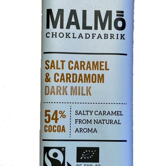 Malmö Chokladfabrik Salt Karamell & Kardemumma 25 g
