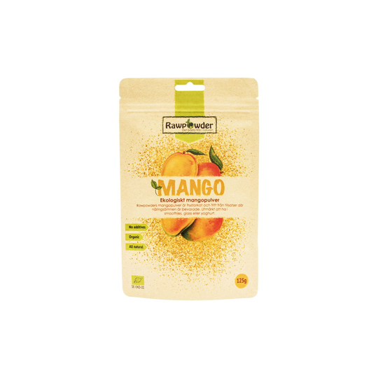 Rawpowder Ekologiskt Mangopulver, 125 g