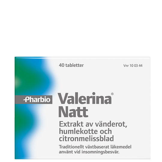 Valerina Natt, 40 tabletter