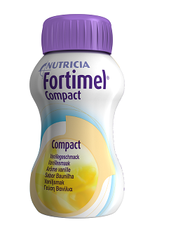 Fortimel Compact, vanilj, drickfärdigt kosttillägg 4 x 125 milliliter