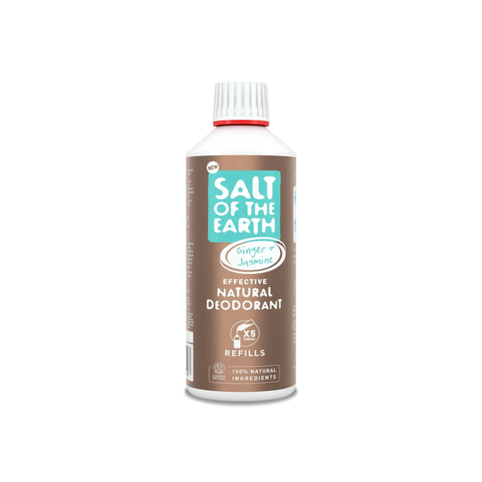 Salt of the Earth Ginger & Jasmine Natural Deodorant Spray 500 ml (Refill)