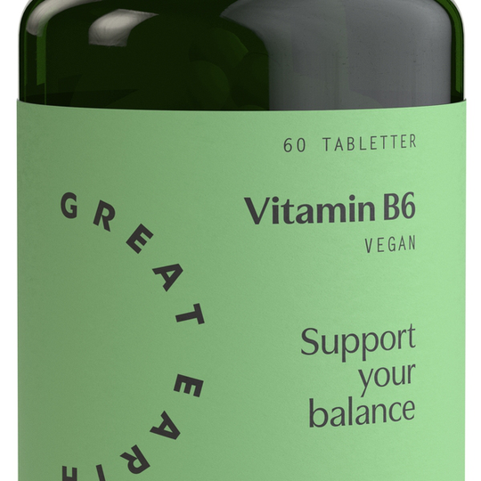 Great Earth Vitamin B6 23 mg 60 tabletter